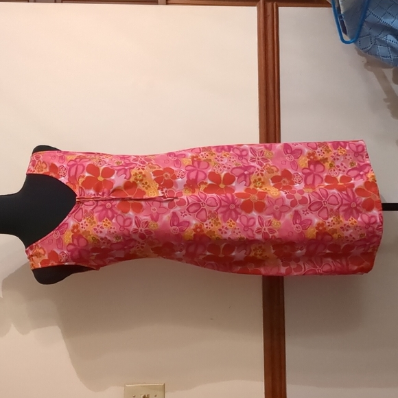 Expressions Dresses & Skirts - Pink with vibrant orange dress by Expressions, size 8.